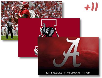 Alabama Crimson Tide theme pack