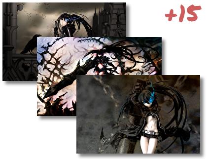 Black Rock Shooter theme pack