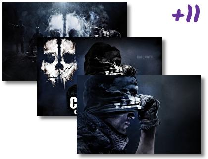 Cod Ghost theme pack