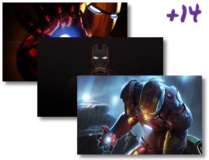 Iron Man Comics theme pack