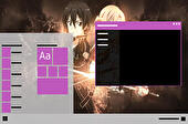 Sword Art Online Windows 11/10 Theme 