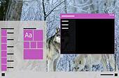 black wolf theme win 10